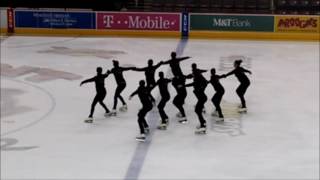 Southern Stars Synchro  2016 Feb 14  Open Juvenile Team Practice At Hershey PA [upl. by Ash800]