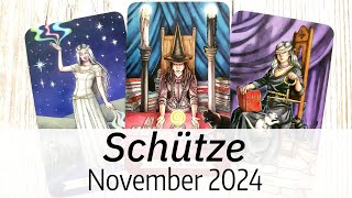 ♐SCHÜTZE  November 2024  Eine neue Liebe Herzöffnung findet statt Tarot [upl. by Lahcar]