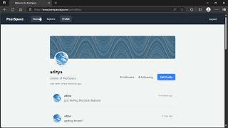 PeerSpace  a minimal microblogging platform [upl. by Piselli663]