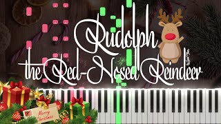 Rudolph the RedNosed Reindeer Piano Tutorial by Javin Tham [upl. by Pilloff609]