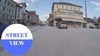 STREET VIEW Gossau bei St Gallen in SWITZERLAND [upl. by Doubler]