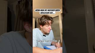 Dabei war es so ein guter Plan🥲 comedy schule Unterricht lustig lehrer hausaufgaben [upl. by Yort]