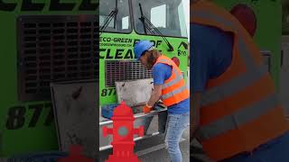 Fire Washing Truck  Awesome Truck handymanhal pressurewashing [upl. by Mariette]