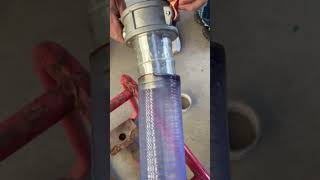 PVC transparent hose installation joint process [upl. by Qifahs]