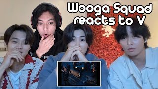 Wooga Squad reacts to V FRIENDS  Reaction [upl. by Nelg]