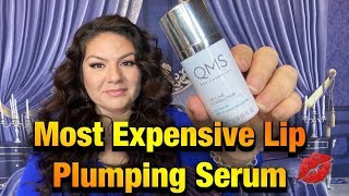 200 Lip Plumping Serum🤯 WEAR TEST Lip Line Corrector by QMS [upl. by Magnus]