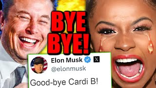 Its OVER For Cardi B After INSANE MELTDOWN Elon Musk Gets The LAST LAUGH [upl. by Asiluj952]