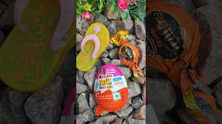 Orange milk Truffle chocolat candy with sliiper jems in Kinderjoy Box shorts kinderjoy chocolate [upl. by Caresa]