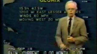 Hurricane Gloria 1985  Weather Channel  PART 1 of 5 [upl. by Orel346]