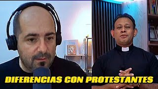 TRES DIFERENCIAS ENTRE CATÓLICOS Y PROTESTANTES PADRE MOISÉS MORÁN [upl. by Atsira]