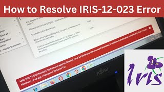 iris new problem solution fbr  iris12023 [upl. by Kathlin777]