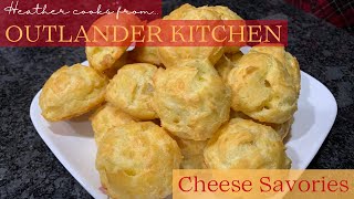 Cheese Savories Gougères  Outlander Kitchen  EASY [upl. by Asenaj]