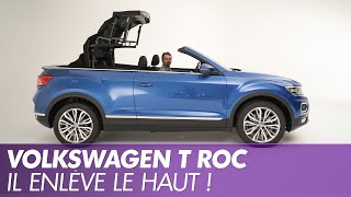 Volkswagen T Roc Cabriolet  le SUV Volkswagen enlève le haut [upl. by Ingar]