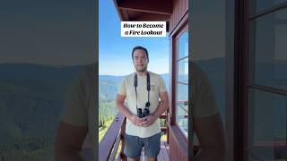 This is how to become a fire lookout firelookout firewatch howto mountains forestservice [upl. by Selinski]