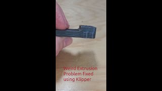 Weird Underextrusion 3d Printing Problem Fixed with Klipper shorts [upl. by Swor]