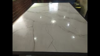 efeito mármore branco de carrara com massa acrílica pigmento xadrezefeito marmorato branco carrara [upl. by Mordecai210]