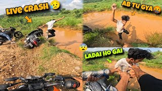 CHAPRI RIDER SY HUI LAYARI😤GALI DY RAHA THA🤬NADI MAI DOOBHTY BACHAYA🥵TheHafizkhanvlogs offroad [upl. by Absa]