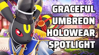 Graceful Style Umbreon  HolowearSkin Spotlight Pokémon UNITE [upl. by Schaper]