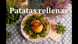 Patatas Rellenas de Carne Fritas Potato Stuffed with Meat Fries No quedan grasas No fat left [upl. by Onilecram]