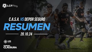 Resumen Depor Seguro vs CASA  201024 [upl. by Elder]