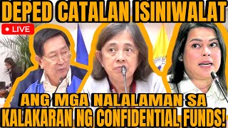 DEPED CATALAN UMAMIN NA ISINIWALAT ANG NALALAMAN SA CONFIDENTIAL FUNDS IBINUNYAG ANG PANGALAN [upl. by Aneed]