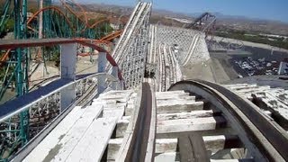 Colossus front seat onride HD POV Six Flags Magic Mountain [upl. by Dorri]