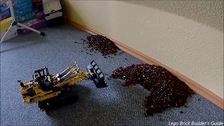 Lego Technic 8043 B Model Tracked Loader  In Action [upl. by Llehsyar624]