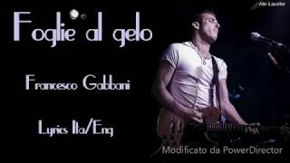 Francesco GabbaniFoglie al gelo lyrics Sub ItaEng [upl. by Inavoig]