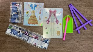 Làm Sticker Đính Đá Những Công Chúa Dễ Thương  Diy Princess Sticker With Crystals  Chị Tiên Nhỏ [upl. by Sprung574]