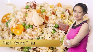 Chinese gebakken rijst Nasi Yeung Tjau [upl. by Nerrawed]