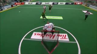 NLL Jeff Cornwall scores quotThe Goalquot for Saskatchewan Rush in Champions Cup Finals [upl. by Etessil93]