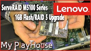 Hardware upgrades ServeRAID M5110e 1GB FlashRAID5  468 [upl. by Benge]