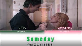 ZOMBIES  Someday Duet Color Coded Lyrics [upl. by Herr]