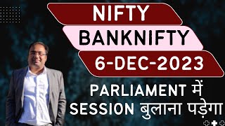 Nifty Prediction and Bank Nifty Analysis for Wednesday  6 December 2023  Bank NIFTY Tomorrow [upl. by Llenoil]