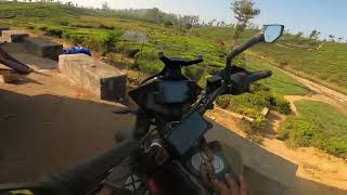 Valparai to Koolangal River Bike ride solo rideforme390 adventurebike travel ktm390adventure [upl. by Aterg]