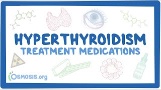 Hyperthyroidism treatment medications pharmacology [upl. by Zippora]