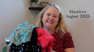 Maurices Haul and Try on August 2023 [upl. by Newberry]