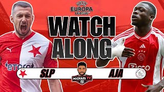 SK Slavia Prague 11 Ajax Live  Europa League  Watch Along [upl. by Sower266]