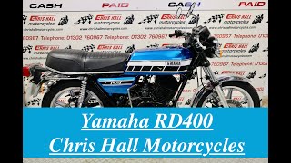 1976 Yamaha RD400 chrishallmotorcycles yamaha classicbikes motorcycles [upl. by Bank846]