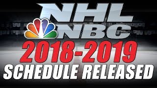 NBC 201819 NHL Schedule Released [upl. by Devlin]