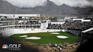 Highlights Best moments from the 16th hole 2024 WM Phoenix Open Round 1  Golf Channel [upl. by Anileda]