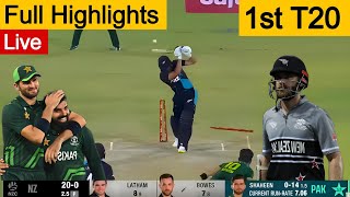 Pakistan Vs New Zealand 1st T20 Match Full Highlights 2024 PAK vs NZ 1st T20 Highlights Today [upl. by Salene586]