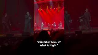 Frankie Valli amp The Four Seasons “December 1963 Oh What A Night” live [upl. by Refynnej]