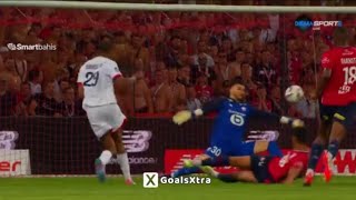 Amazing 🔥 Bradley Barcola Goal Lille Vs PSG 02 All Goals Results Extended Highlights [upl. by Assirem354]