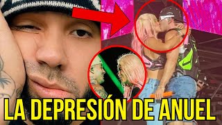 ANUEL CAE EN TREMENDA DEPRESIÓN  No Está Soportando el Beso de Karol g y Feid en Público [upl. by Airetal]