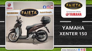 Faieta Motors Usato  Yamaha Xenter 150  Anno 2017 [upl. by Eedyaj]