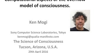 Computational aspects of the overflow model of consciousness [upl. by Rubma]