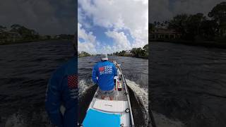 Windy Loxahatchee River Run  Gheenoe LT25 flogrown boat gheenoe americanflag [upl. by Tenrag550]