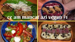 ce am mancat azi vegan 1 [upl. by Morly933]