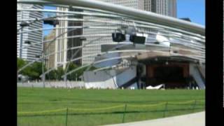 Frank Gehrys Music Hall in Millenium Park Chicago [upl. by Warwick296]